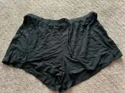 Aerie Teen Black Sleep Shorts Size S $26.95