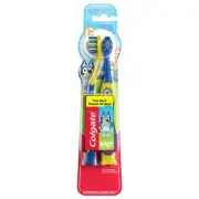 Colgate Kids Toothbrushes with Extra Soft Bristles and Suction Cup 2 Pack