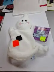 1997 Bean Sprouts Halloween Ghost Bean Bag Plush 8" NWT Vintage DV34