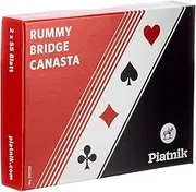 Piatnik 219733 Romme bridge Canasta playing cards