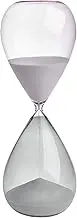 TFA Dostmann 18.6010.02.40 30 Minute Glass Timer Timer Grey Pink Sand (L) 90 x (H) 230 mm