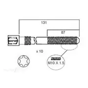 Permaseal Cylinder Head Bolt Set - HBS208