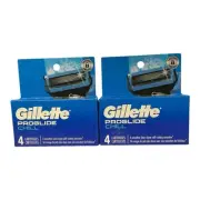 2x GILLETTE PROGLIDE CHILL REFILL RAZOR BLADES 8 Cartridges total