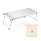 Stainless Steel Camping Table Lightweight Folding Table Picnic Z6L2