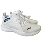 PUMA Men's Softride Enzo NXT Running Shoe, White-Spellbound-Green Glare, 7