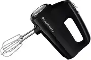 Russell Hobbs RHMX5BLK, Desire Hand Mixer, 5 Speeds Plus Turbo Function, 2 Beata