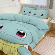 Bed Sheets g584 Squi_rtle Print Bedding Set Pattern Duvet Cove Set 3 Pieces 1 Quilt Cover And 2 Pillowcases for Women Men Teens tq584 Bed Sheets
