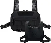 Fishing Chest Pack | Fly Fishing Bag with Multiple Compartment,Lightweight Portable Pouch for Tools Gadgets Tissues Sunglasses Keys Cards