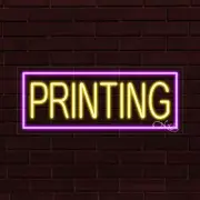 NEW "PRINTING" w/BORDER 30x12x1 INCH LED FLEX WINDOW/WALL INDOOR SIGN 30612