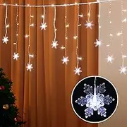 Jingle Jollys 6M Christmas Icicle Lights String Light 160 LED Solar Powered Cold