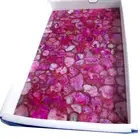Pink Agate Table, Stone Coffee Table, Agate Center table & Sofa Table Top Decor