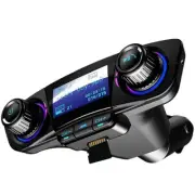 Bluetooth 4.0 Car FM Transmitter LED Screen Audio MP3 Player W/Dual USB Charge