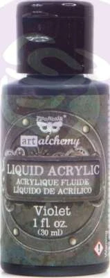 Finnabair Art Alchemy Liquid Acrylic Paint 1 Fluid Ounce Violet
