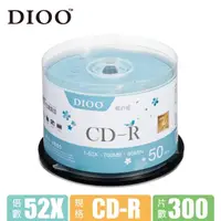 在飛比找momo購物網優惠-【DIOO】櫻花版 52X CD-R 300片桶