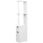 Artiss Bathroom Cabinet Toilet Storage Shelf Holder Cupboard Laundry White