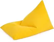UYSOFRCV Bean Bag Lazy Sofa Cover Lounger Seat Soft Beanbag Chair Cover (Without Filling), Great for Sitting, Napping, and Relaxing,Yellow