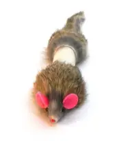 Dat Darn Weasel Rabbit Fur Cat Toy