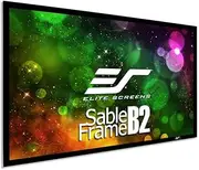 Elite Fixed Sable Frame B2 Cinewhite 16:9 Projector Screen, 120-Inch