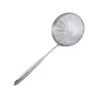 Slotted Spoon Pasta Strainer Heat Resistant Mesh Sieve Metal Cooking Colander
