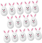 ERINGOGO Easter Rabbit Eggs 24pcs Decorative Plastic Stuffers Boys and Girls Toys