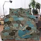 Flying Blue Crane 3D Printing Duvet Quilt Doona Covers Pillow Case Bedding Sets