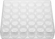 COHEALI 6g 30pcs Plastic Bottles Rectangle Transparent Storage Containers Disassembled Packaging Bottle Small Organizing Containers