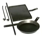 Cookstand campfire firepit swing over away arm BBQ stand KIT3 (No canvas bag)