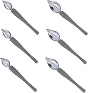 Ciieeo 6Pcs Decorating Spoons Art Draw Tool for Cake Sauce Plating Resistant Embellishment Utensils for Kitchen Baking