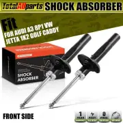 2x Front Shock Absorber for Audi A3 8P1 VW Golf MKIV 1J1 Caddy Jetta Skoda Yeti (for: Audi)