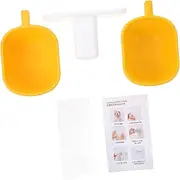Abaodam Pet Hanging Bowl for Dogs and Cats Tipping Feeder Deep Capacity Plastic Food and Water Container Easy Wall Mount Design for Comfortable Feeding