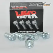 Extended Wheel locks tapered M14x1,5 28mm for Audi 80 90 100 200 A1 A2 A3 A4 A5