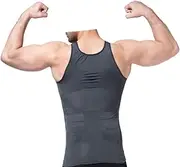 Men Body Shaper Slimming Vest Compression Vest Corset Gynecomastia Shapewear Waist Control Slimming Tummy Tops