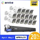 ANNKE 12MP PoE Security Camera System Color Night Vision Human Vehicle Detection
