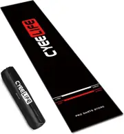 Cyeelife Dart Board Mat with Carrying Bag&Throw Line for Steel and Soft Tip D...