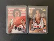 1994 Upper Deck Team USA Women's Team Lisa Leslie And Dawn Staley