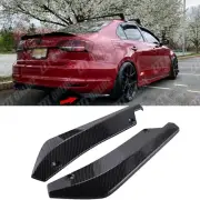 For Volkswagen VW Jetta 6 VI MK6 Rear Bumper Lip Splitter Diffuser Carbon Fiber (for: Volkswagen)