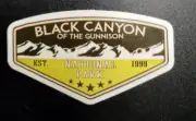 Black Canyon of the Gunnison National Park Vinyl Decal Sticker for Tumblers