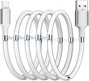 New Magnetic Charging 1.8m Cable Self-Winding USB-Type C New Technology,Fast Charging Cable, Type-C