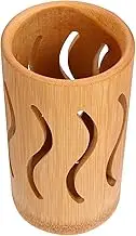 STOBAZA Utensil Holder Multi Functional Storage Bucket Natural Design for and Dining Room Easy to Clean Sturdy Craftsmanship Space Saving Organizer for Forks Spoons and Knives