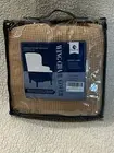 New Subrtex Wing Chair Cover Chun Yi Stretch Slipcover Furniture Taupe Camel 2Pc