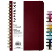 Lined Spiral Journal Notebook, (), 160 Pages, Burgundy Lined - Pack of 1