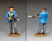 KING & COUNTRY D DAY DD352 FREE FRENCH MAQUISARD WITH BREN GUN