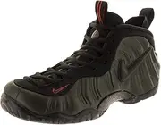 [Nike] Men's Air Foamposite Pro, Sequoia/Black-Team Orange