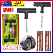 Tyre Repair Kit Plug Tire Puncture Emergency Motorcycle Bike Car Tubeless TL