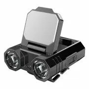 Mini Rechargeable Head Lamp XPE Hat Clip Light Stepless Dimming Rechargeable LED Headl Light for Camping Night Cycling E