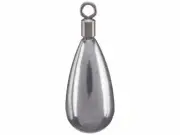 WOO! Tungsten Tear Drop Closed Eye Unpainted Drop Shot Weight - Choose Size