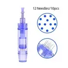 12 Pin For Microneedling Pen Replacement Cartridges 10 Skin Treatment Needles