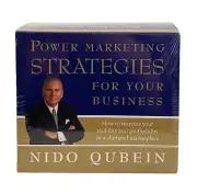 Power Marketing Strategies For Your Business by Nido Qubein 6 CD Audio Book New