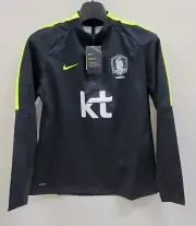 2018-19 KOREA Womans Shield LS Squad Drill Top Player Issue Black Sponsor Ver