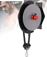 Flywheel Training Machine,Gym Flywheel Training Equipment with Adjustable Strap and Non-Slip Handle,Wall-Mounted Flywheel Training Equipment,for Muscle Training, Shaping Assist